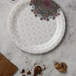 Exclusive 11" Dinner/Lunch Unbreakable Lightweight Melamine Round Classic Traditional Full-Size Plate.