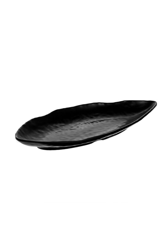 Melamine Leaf Platter for Serving Rolls and paneer Tikka, and Perfect for Snacks!