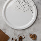 Exclusive 11" Dinner/Lunch Unbreakable Lightweight Melamine Round Binary Code Full-Size Plate.