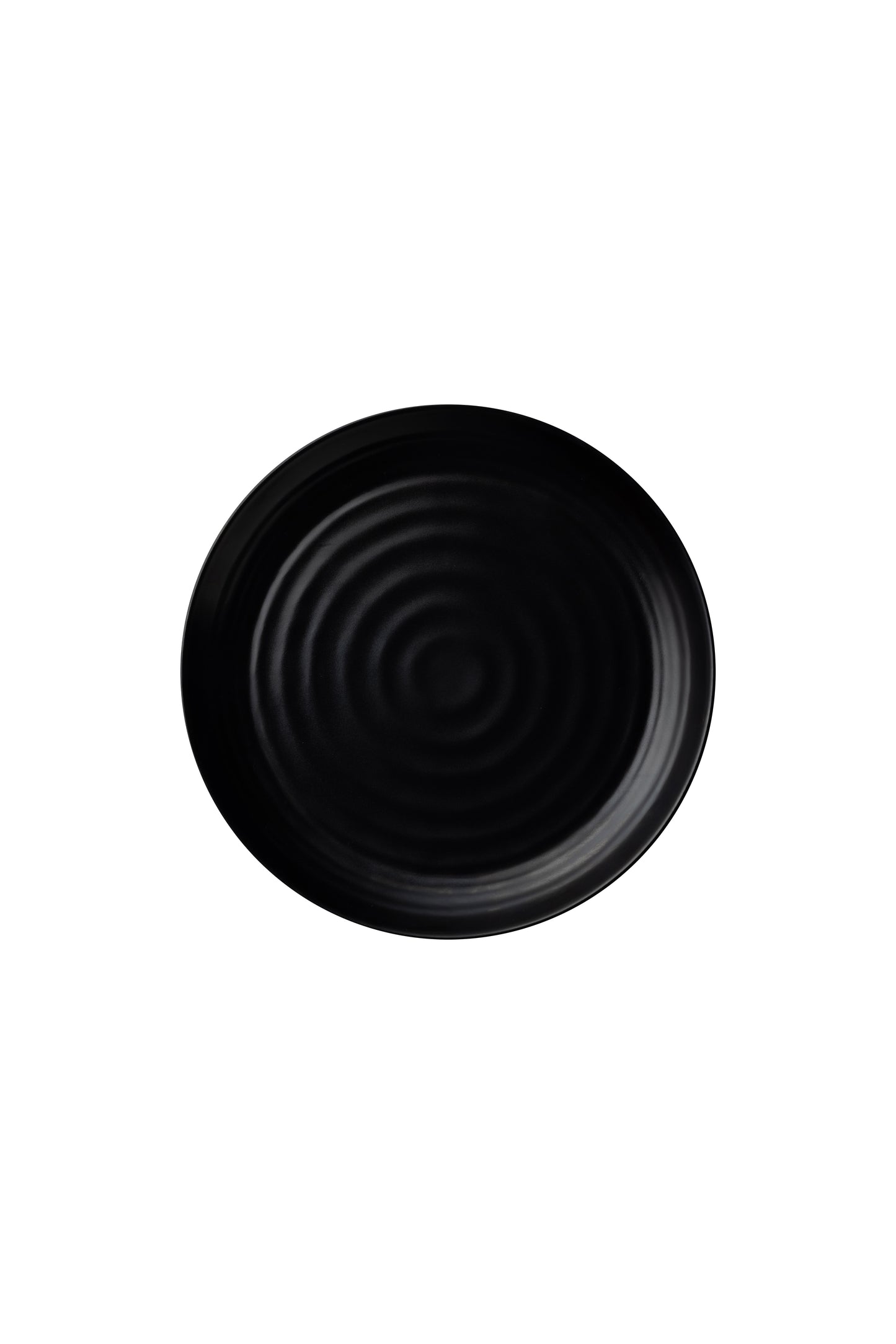 11" Dinner Plate Melamine Black Dynamic.