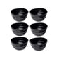 Our 250 ML Black Dynamic Melamine Bowls – for small desserts and delightful servings.