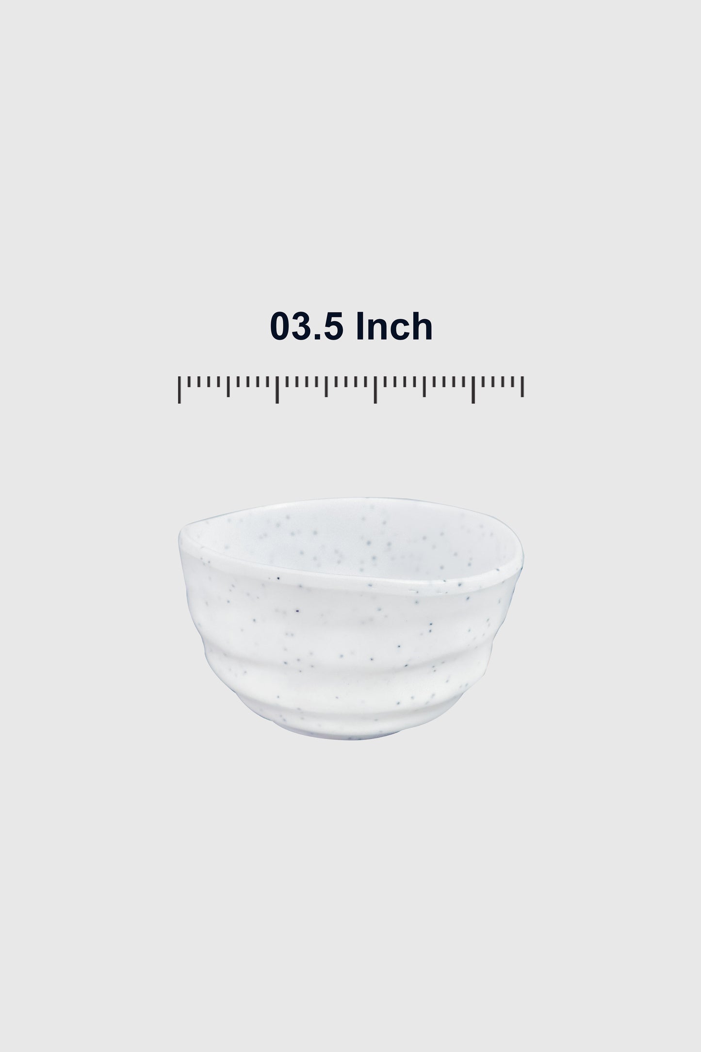 Limited Edition Melamine Dinner Set of 18 Pieces (White Granite)