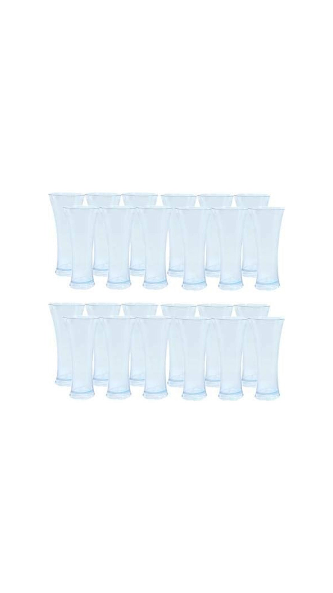 Polycarbonate 200 ml Transparent Plisner Glass.