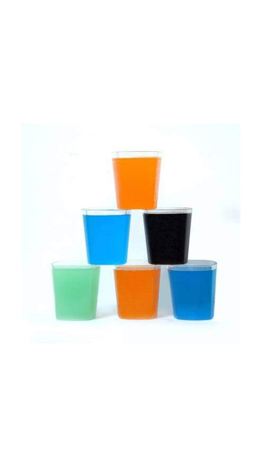 Polycarbonate Transparent Square Glass (300 ml)