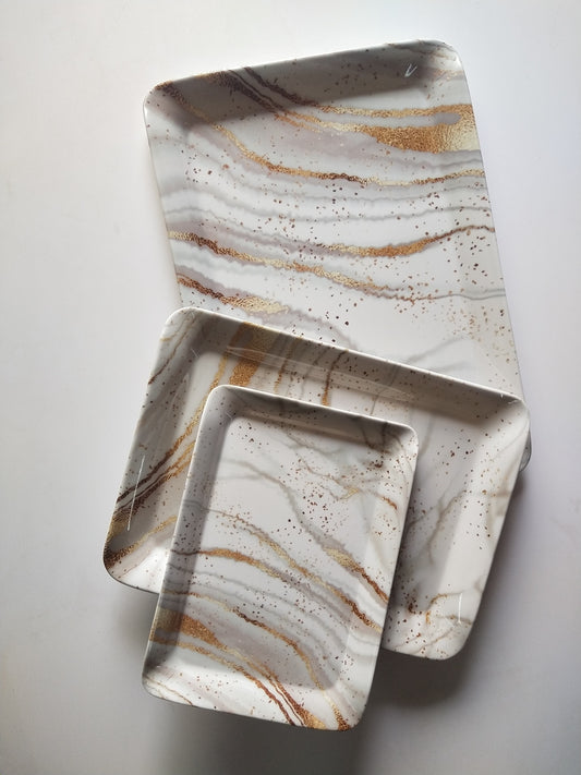 The Desert Delight Melamine Tray Set-