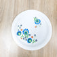 Elevate your dining experience with our Blue Floral Plate collection. They are crafted from durable plastic.