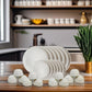 Limited Edition Melamine Dinner set of 24 Pieces (Marble)