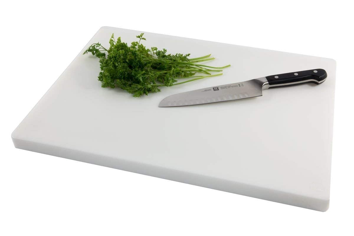 Our Plastic Cutting Chopping Board! White Color.