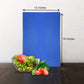 Our Plastic Cutting Chopping Board! Blue Color.