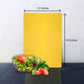 Our Plastic Cutting Chopping Board! Yellow Color.