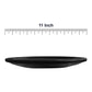 11" Dinner Plate Melamine Black Dynamic.